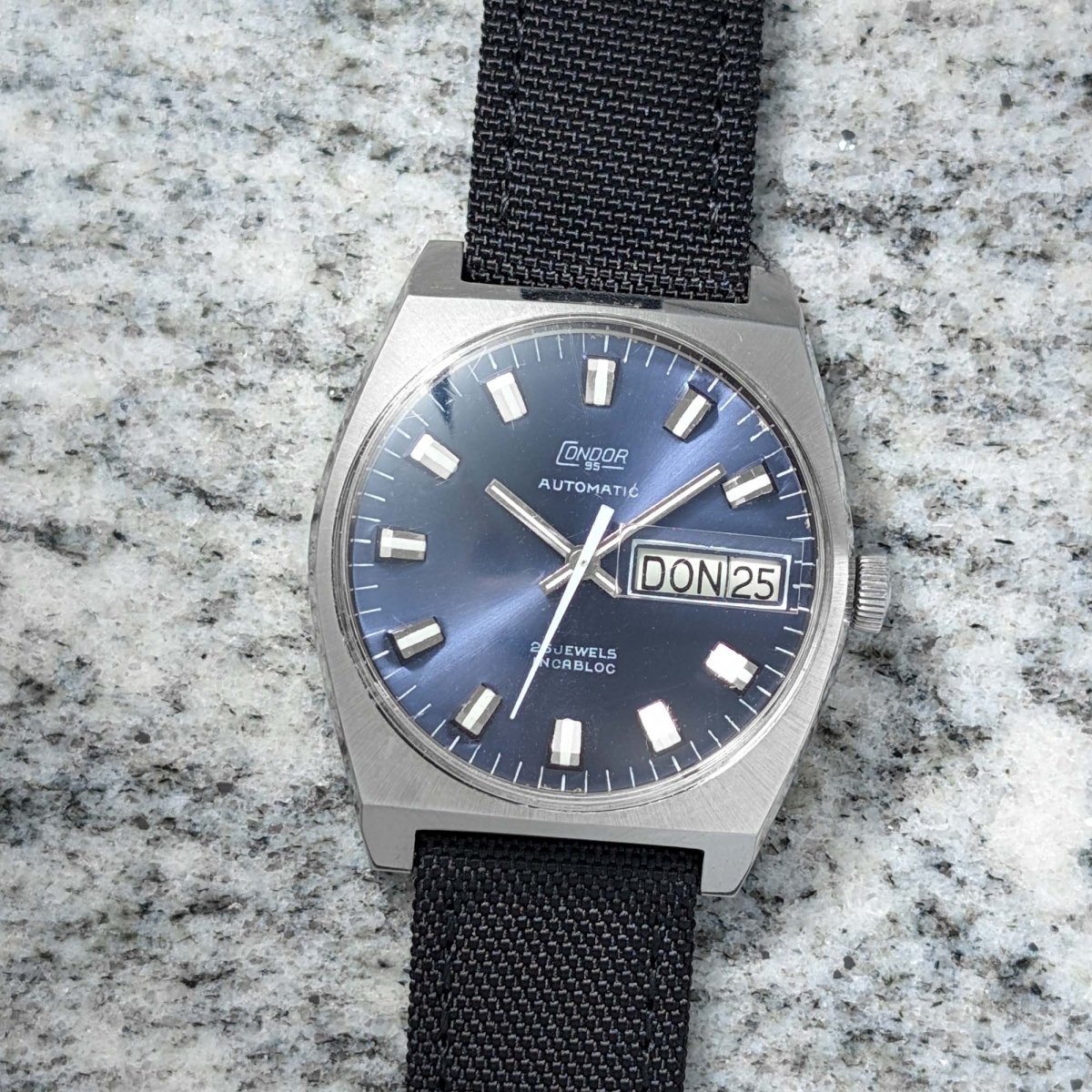 Condor 95 - Automatic - Blue Dial - Big Day - Date