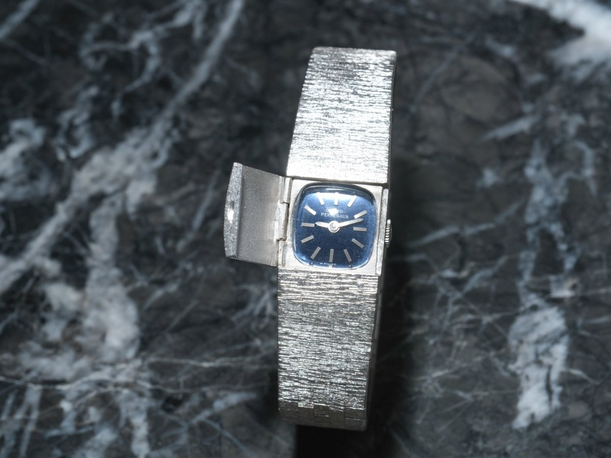 Custom Secret Hidden Bracelet Watch, based on a 1970s Girard-Perregaux