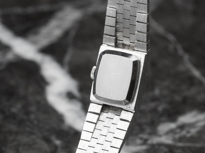 Custom Secret Hidden Bracelet Watch, based on a 1970s Girard-Perregaux