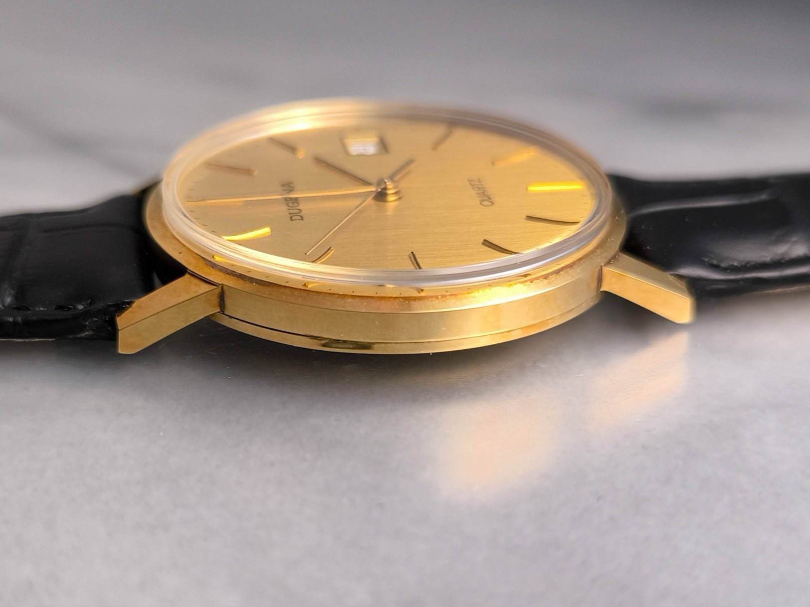 Dugena 14k Gold Dress Watch