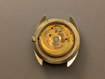 Dugena Geneve 14k Gold Caliber 3333 Automatic Wristwatch