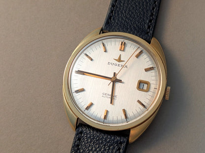 Dugena Geneve 14k Gold Caliber 3333 Automatic Wristwatch