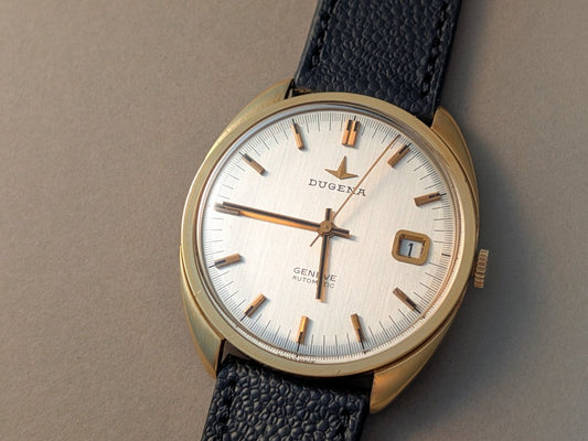 Dugena Geneve 14k Gold Caliber 3333 Automatic Wristwatch