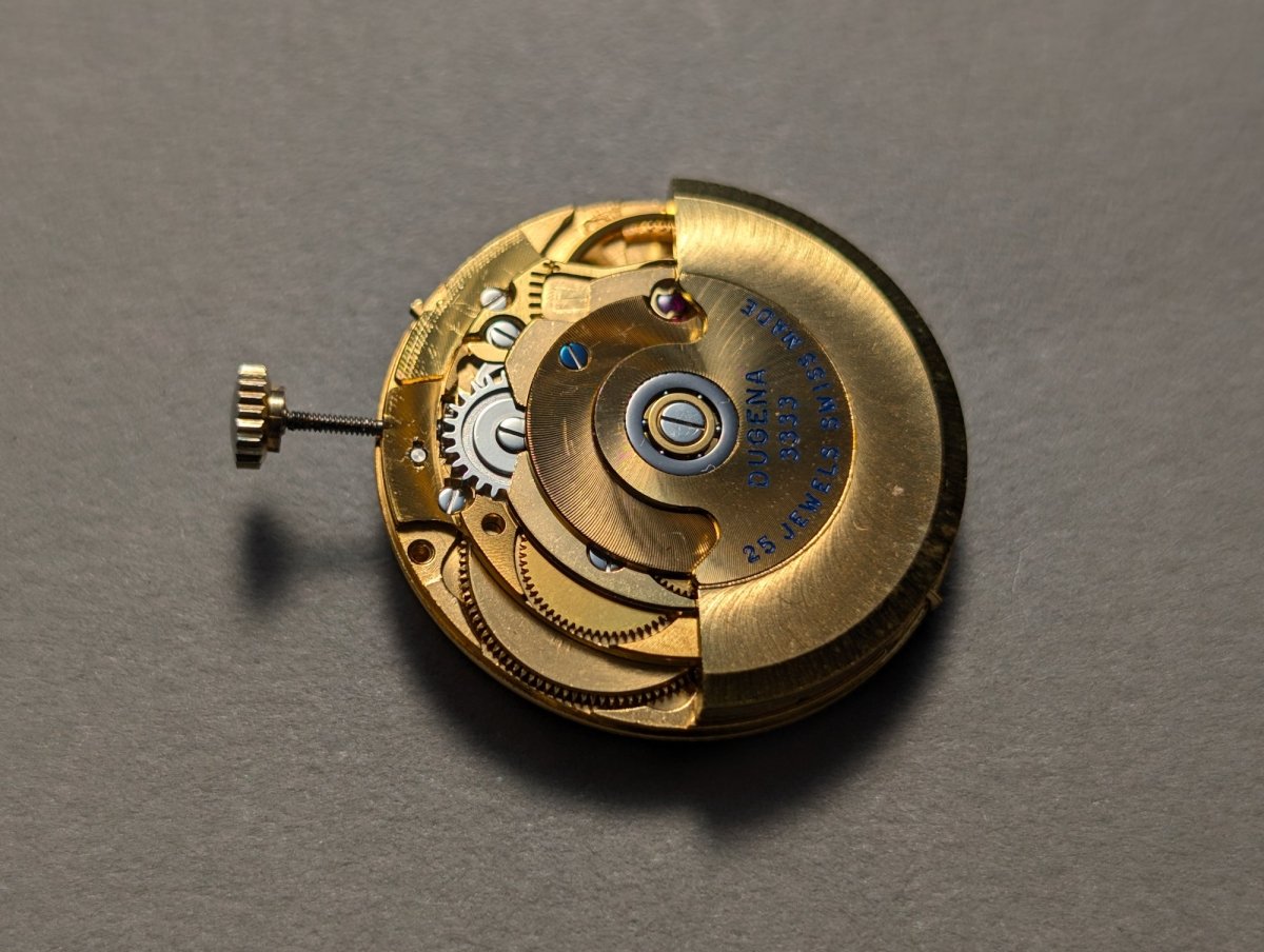 ETA 2724 Dugena 3333 Automatic Watch Movement Spare Part