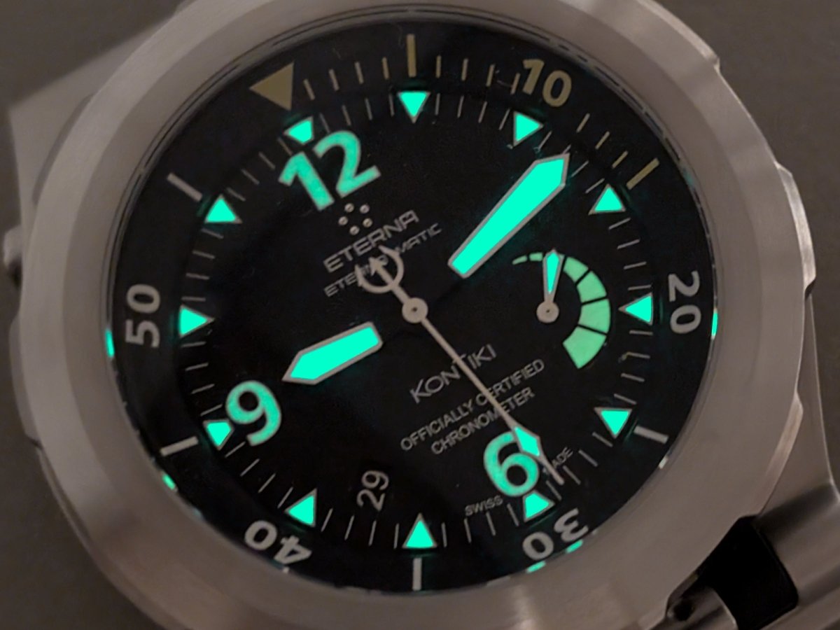 Eterna Kontiki Diver 1000m Automatic 1594.44.40.1154 Wristwatch