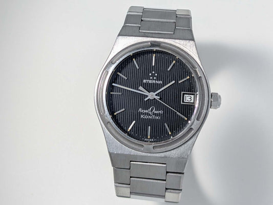 Eterna Kontiki Royal Quartz Ref 729 1505 41 Wristwatch