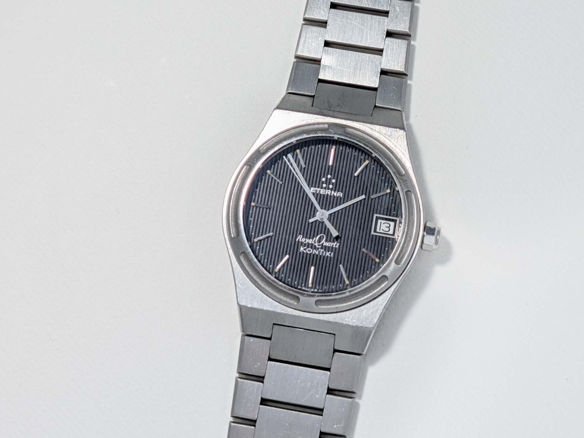 Eterna Kontiki Royal Quartz Ref 729 1505 41 Wristwatch