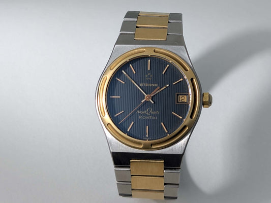 Eterna Kontiki Royal Quartz Ref. 729 1505 48 Two Tone Wristwatch