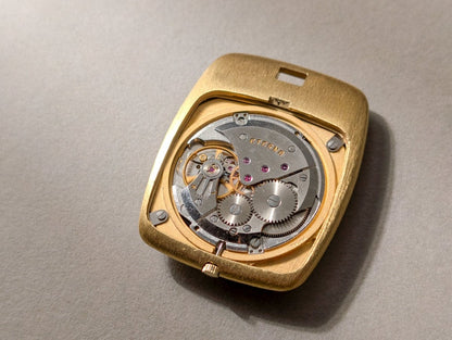 Eterna Pocket Watch 18k Gold 1970 1475k Clock