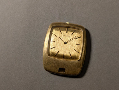 Eterna Pocket Watch 18k Gold 1970 1475k Clock