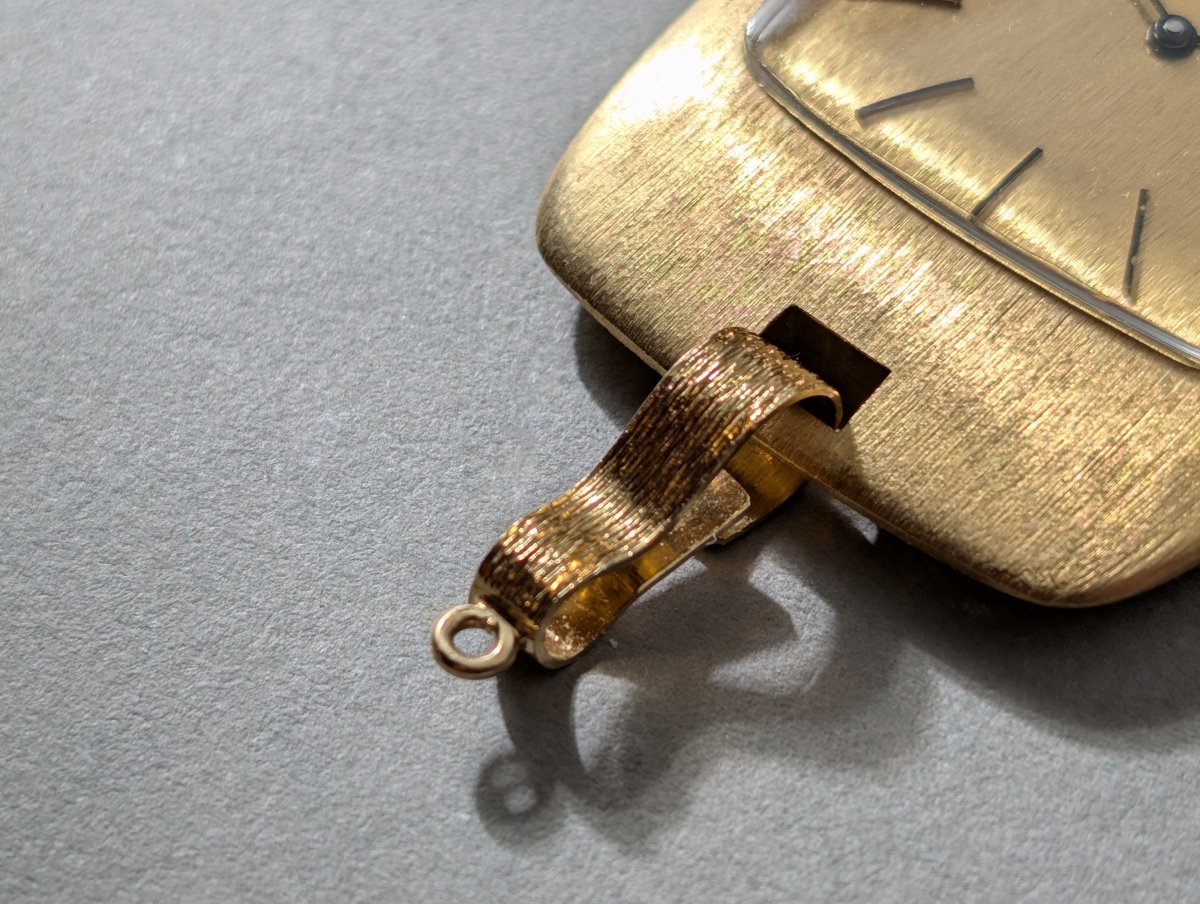 Eterna Pocket Watch 18k Gold 1970 1475k Clock