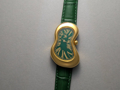 Exaequo Softwatch Salvador Dali - Green Dial Wristwatch