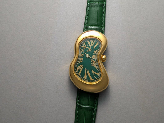 Exaequo Softwatch Salvador Dali - Green Dial Wristwatch