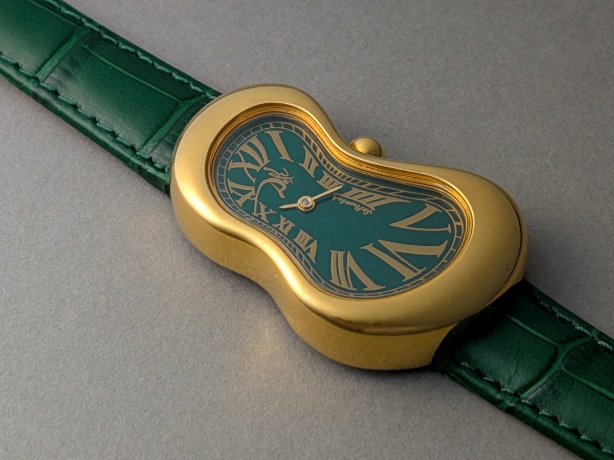 Exaequo Softwatch Salvador Dali - Green Dial Wristwatch