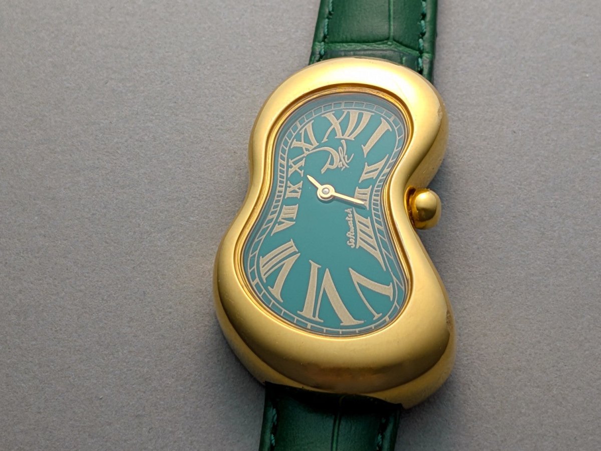 Exaequo Softwatch Salvador Dali - Green Dial Wristwatch