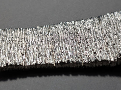 Extraordinary Exquisit 70s Silver Watch Bark Finish Wristwatch