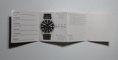 Fortis Watches Manual Papers