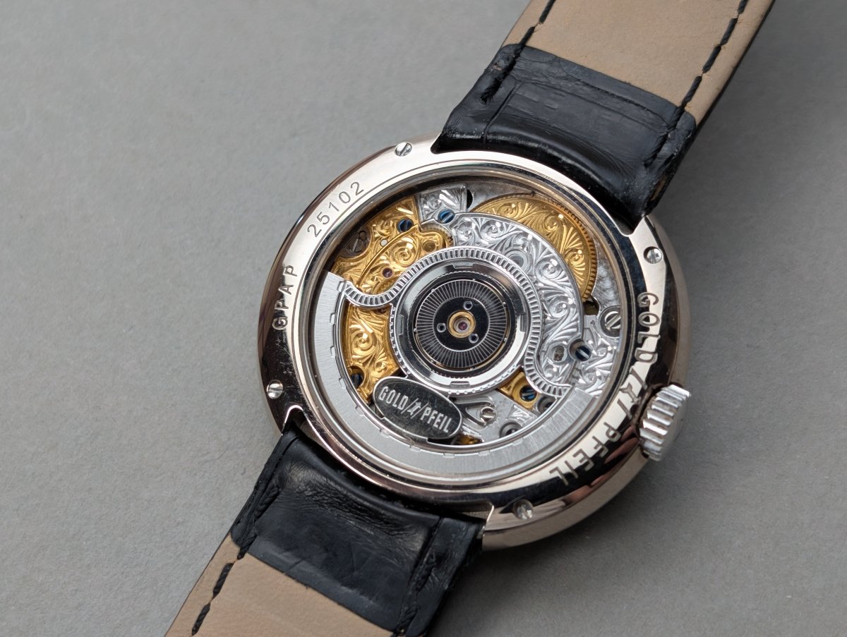 Goldpfeil Antoine Preziuso Laether Watch GPAP 25102 White Gold 1 of 5 Wristwatch