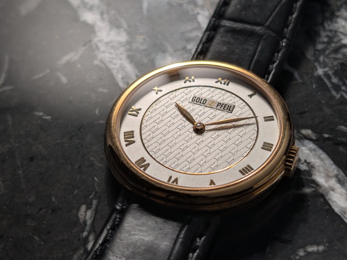 Goldpfeil x Antoine Preziuso GPAP 22103 18k Gold Handengraved Movement Wristwatch