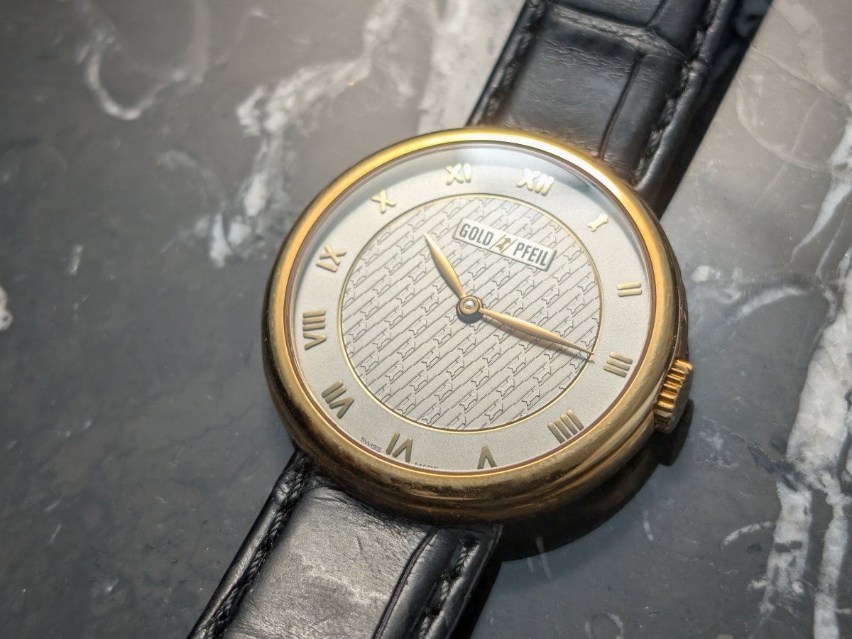 Goldpfeil x Antoine Preziuso GPAP 22103 18k Gold Handengraved Movement Wristwatch