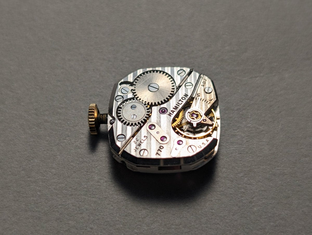 Hamilton 770 Caliber Watch Movement Manual Wind Spare Part