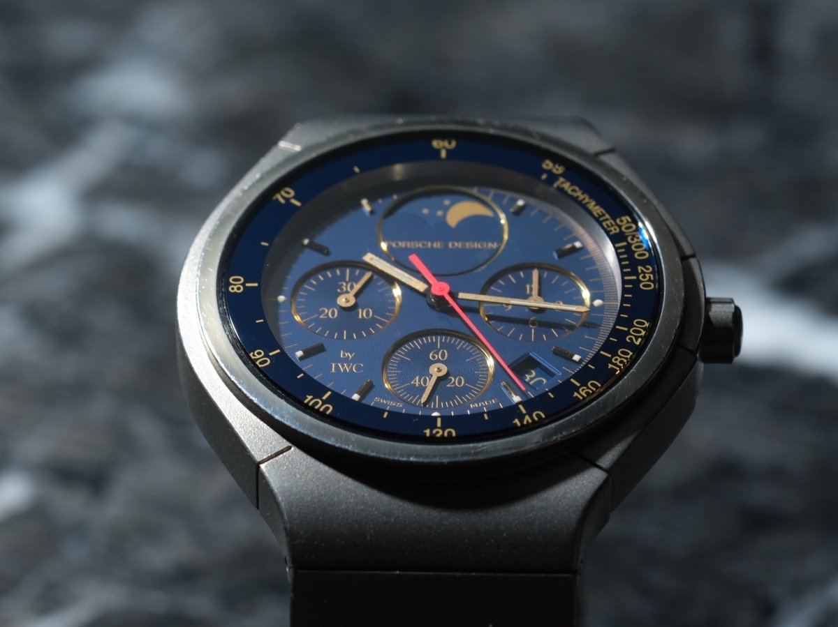 IWC Porsche Design Titanium Moon Phase Chronograph Ref. 3745 Wristwatch