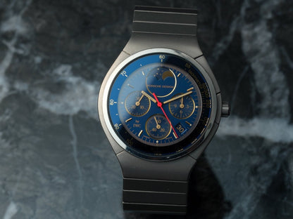 IWC Porsche Design Titanium Moon Phase Chronograph Ref. 3745 Wristwatch