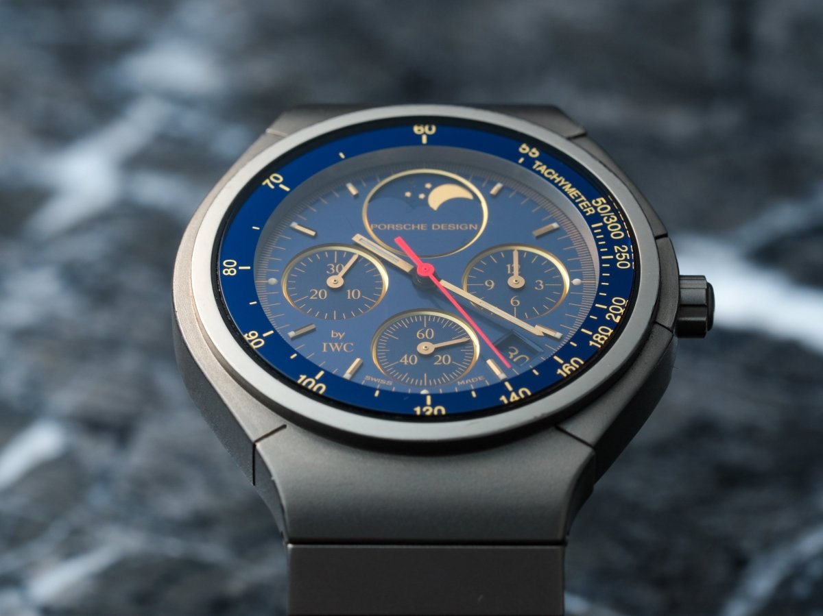 IWC Porsche Design Titanium Moon Phase Chronograph Ref. 3745 Wristwatch