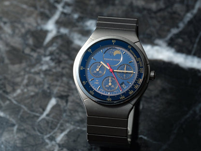 IWC Porsche Design Titanium Moon Phase Chronograph Ref. 3745 Wristwatch