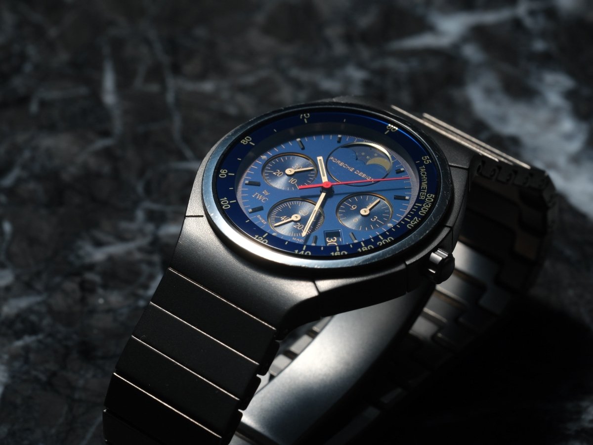 IWC Porsche Design Titanium Moon Phase Chronograph Ref. 3745 Wristwatch