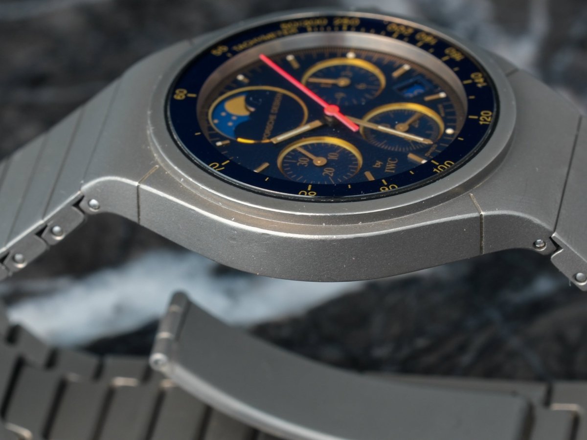 IWC Porsche Design Titanium Moon Phase Chronograph Ref. 3745 Wristwatch