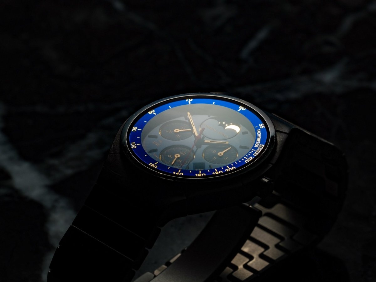 IWC Porsche Design Titanium Moon Phase Chronograph Ref. 3745 Wristwatch