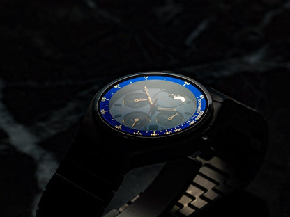 IWC Porsche Design Titanium Moon Phase Chronograph Ref. 3745 Wristwatch