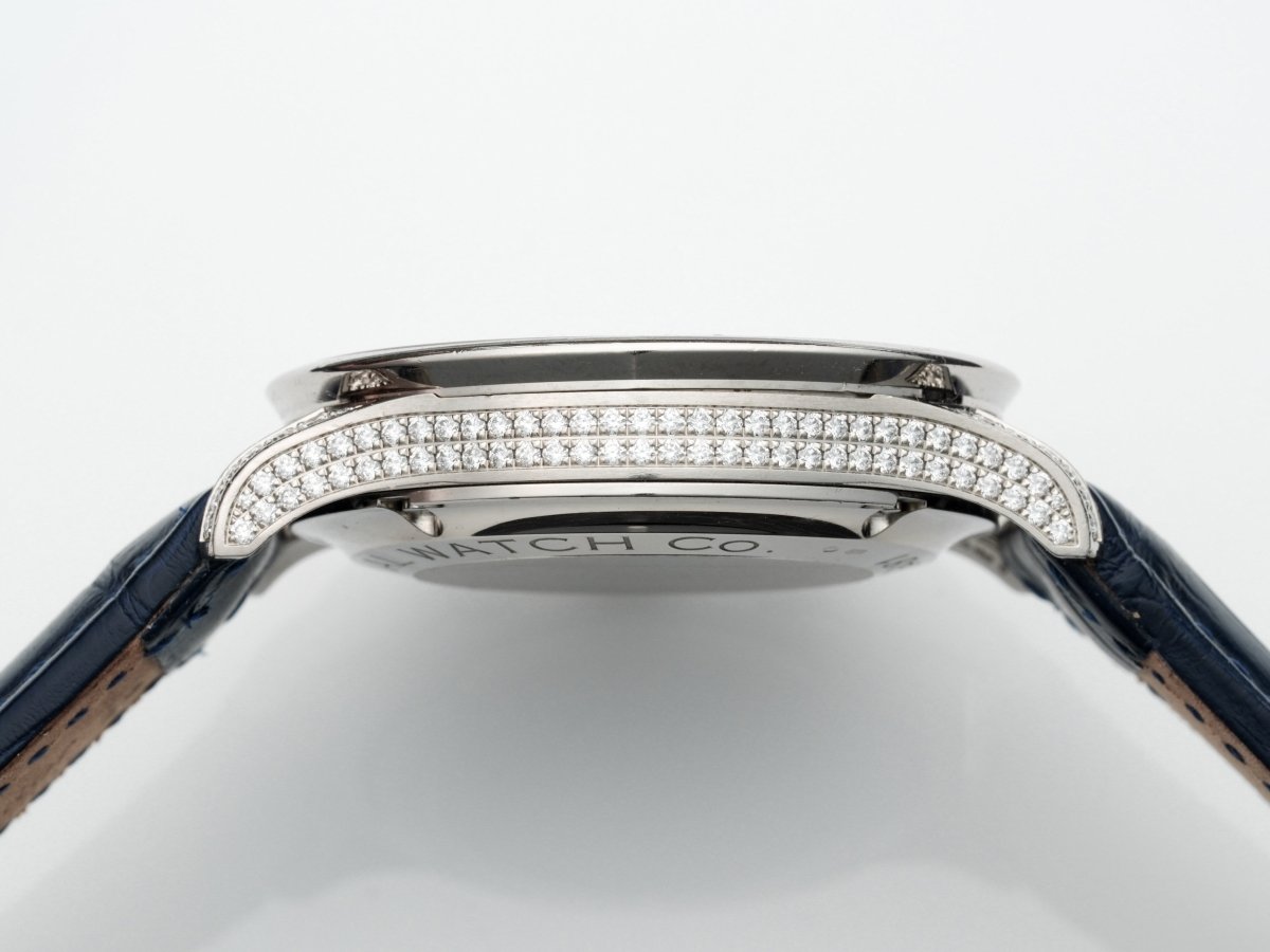 IWC Portuguese Chronograph White Gold Diamonds IW371475 Wristwatch