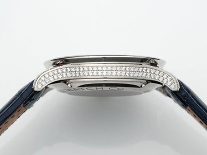 IWC Portuguese Chronograph White Gold Diamonds IW371475 Wristwatch