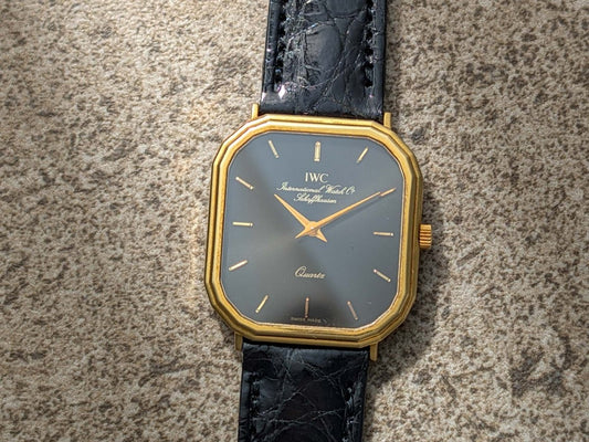 IWC Ref. 3870 Ultra Thin 90s Gold Dress Watch