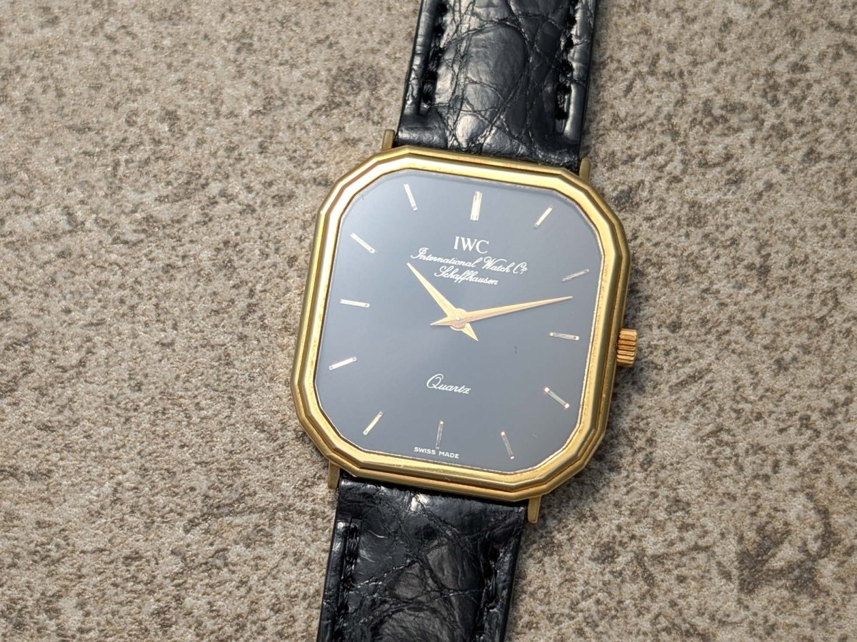 IWC Ref. 3870 Ultra Thin 90s Gold Dress Watch