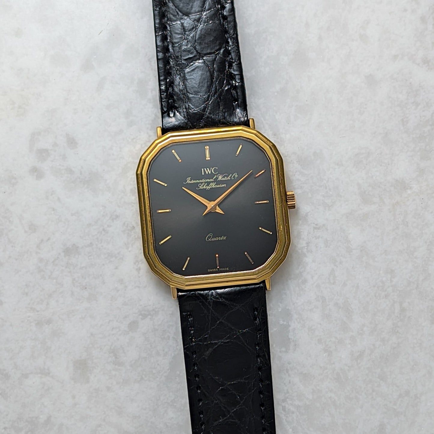 IWC Ref. 3870 Ultra Thin 90s Gold Dress Watch