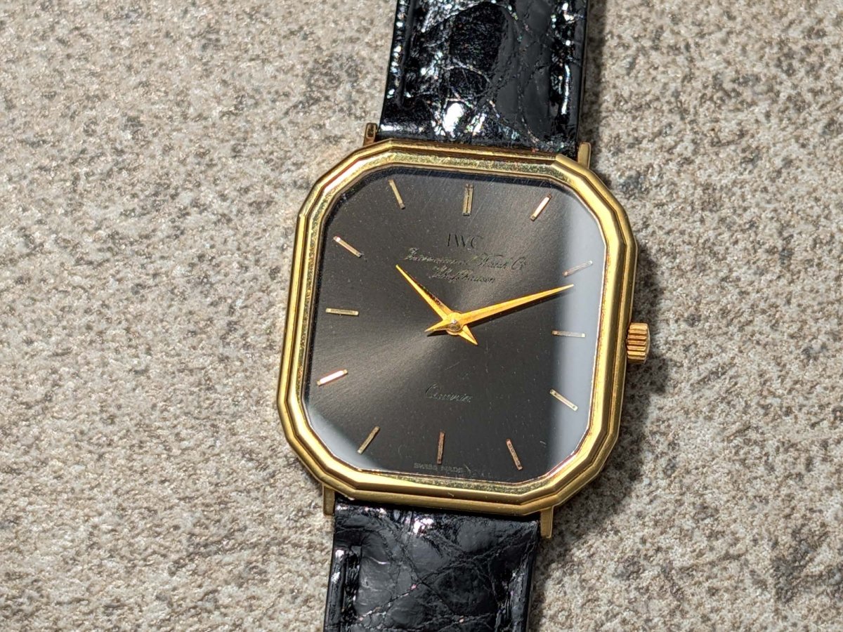 IWC Ref. 3870 Ultra Thin 90s Gold Dress Watch