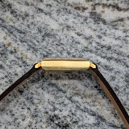 Junghans Golden Star - 14k Gold - 1960s - Rectangular - Manual Winding