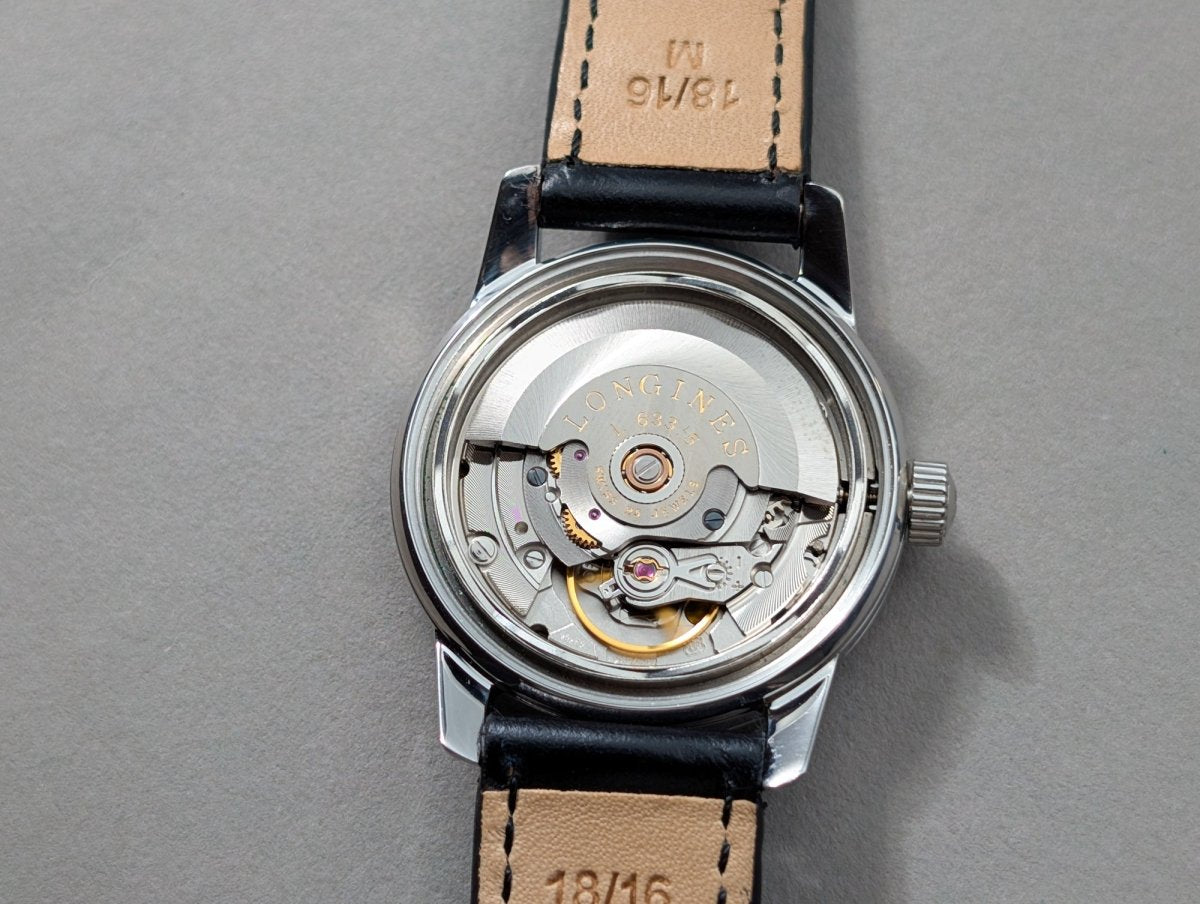 Longines Conquest Heritage L1.611.4 Black Dial Automatic Wristwatch