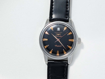 Longines Conquest Heritage L1.611.4 Black Dial Automatic Wristwatch