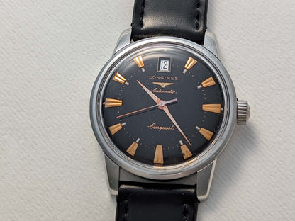 Longines Conquest Heritage L1.611.4 Black Dial Automatic Wristwatch