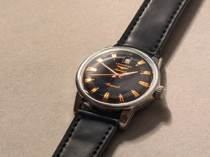 Longines Conquest Heritage L1.611.4 Black Dial Automatic Wristwatch