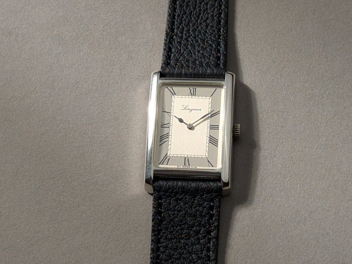 Longines Tank Ref. 5174 150th Anniversary Sterling Silver Wristwatch