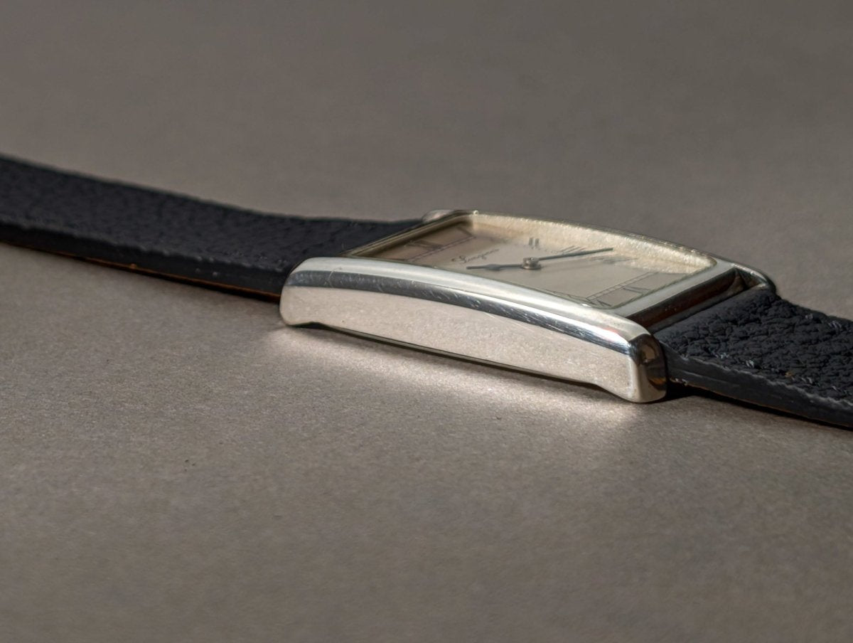 Longines Tank Ref. 5174 150th Anniversary Sterling Silver Wristwatch