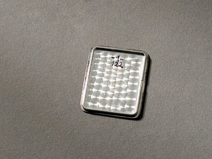 Longines Tank Ref. 5174 150th Anniversary Sterling Silver Wristwatch