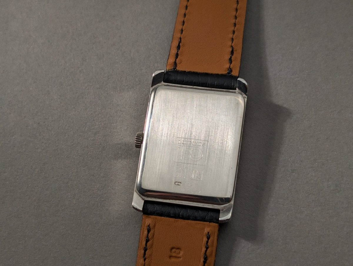 Longines Tank Ref. 5174 150th Anniversary Sterling Silver Wristwatch