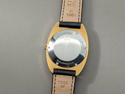 Maurice Guerdat Spyhole Offset Date Automatic Wristwatch