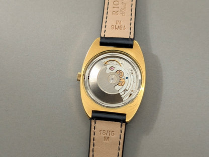 Maurice Guerdat Spyhole Offset Date Automatic Wristwatch